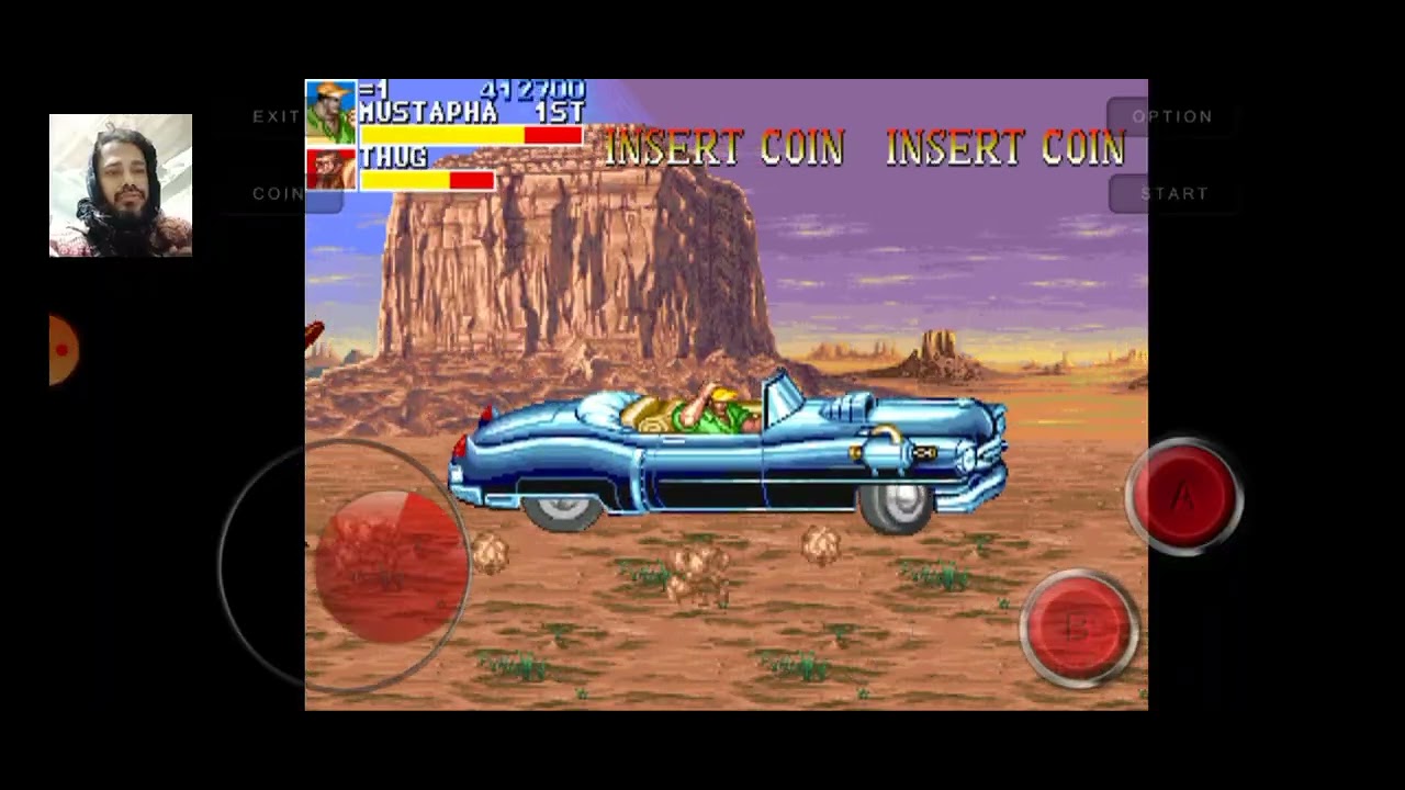 Cadillac and dinosaur play on Mobile 