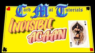 Invisible ACAAN. Card Mat Tutorials.