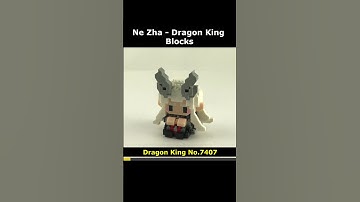 Ne Zha - Dragon King No.7407 Mini Blocks Preview #lego #brick #miniblock #nanoblock #block