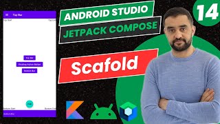 14- SCAFFOLD in Jetpack Compose | JETPACK COMPOSE KOTLIN Android Training | Android English