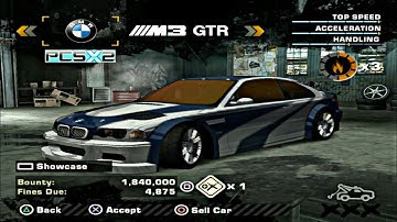 All Cars Need for Speed Most Wanted Black Edition PCXS2 Emulator