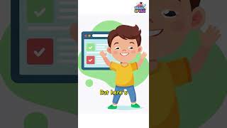 Learn Adverbs &amp; Verbs Easily 📚✨ | English Grammar for Kids #shorts
