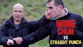 Wing Chun vs  Straight Punch Wing Chun techniques