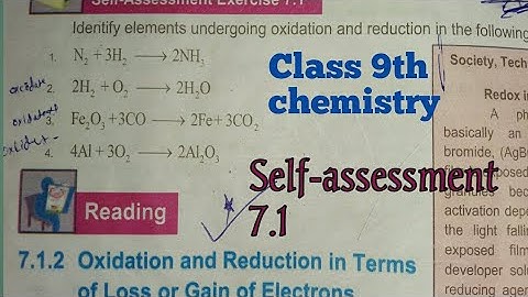 Class 9th Chemistry unit no 7, self-assessment exercise 7.1 in hindi/urdu | study conscious