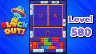 Block Out! Level 580 Solution Walkthrough 