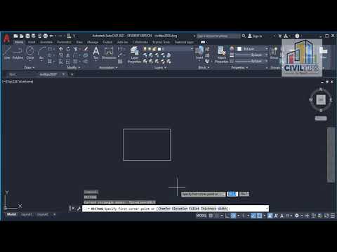 Quick Tips to Create Rectangle in Autocad