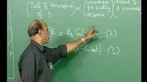 Mod-01 Lec-10 Reactors, Homogeneous reaction model, Design of non-catalytic gas solid reactors
