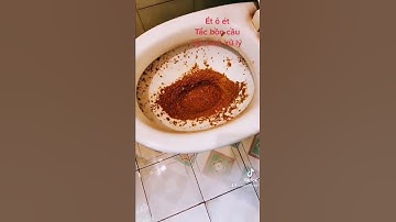 Cách xử lý tắc bồn cầu #tacnhavesinh #tacboncau