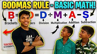BODMAS Rule Explained in Hindi | Basic Math Tricks for Students | Easy Maths Tutorial