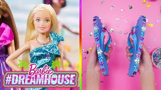 Barbie Россия | Самодельные Разноцветные 🌈 Кубики Льда И Блестящие Сандалии! | #Dreamhouse Remix +3