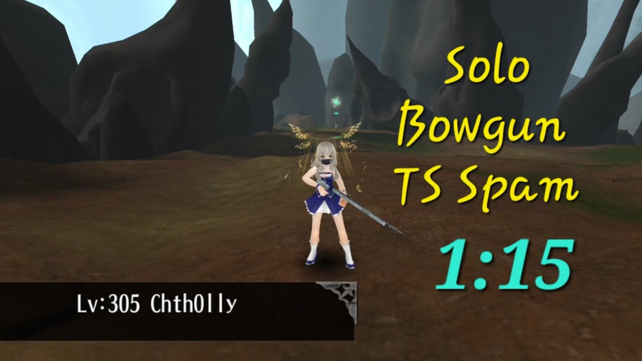 Solo Bowgun vs Guard Golem - Toram Online