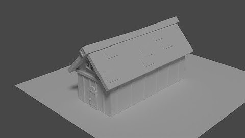 Low Poly House - Blender Tutorial - Part 1