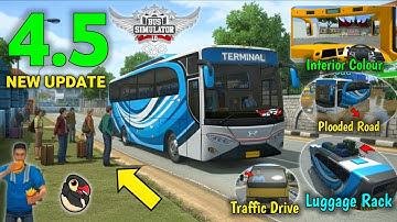 FINALLY ! BUSSID MALEO NEW UPDATE V4.5 FOR BUS SIMULATOR INDONESIA | WANTS TO ADD 