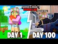 I Survived 100 DAYS as a SECRET SPY in Minecraft