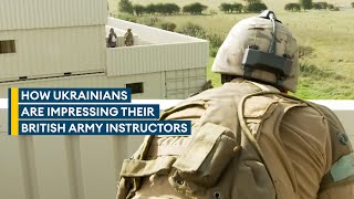 Ukrainian troops impress British Army instructors during leadership course