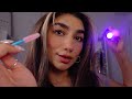 Asmr  something is in your eye let me pluck it out spoolie plucking camera touching