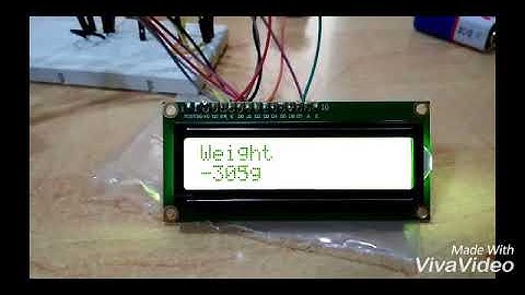 arduino based weighing machine