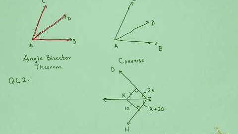 5.2 Bisectors in Triangles