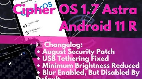 Review Cipher OS 1.7 Astra Android 11 || Tes On Redmi 9