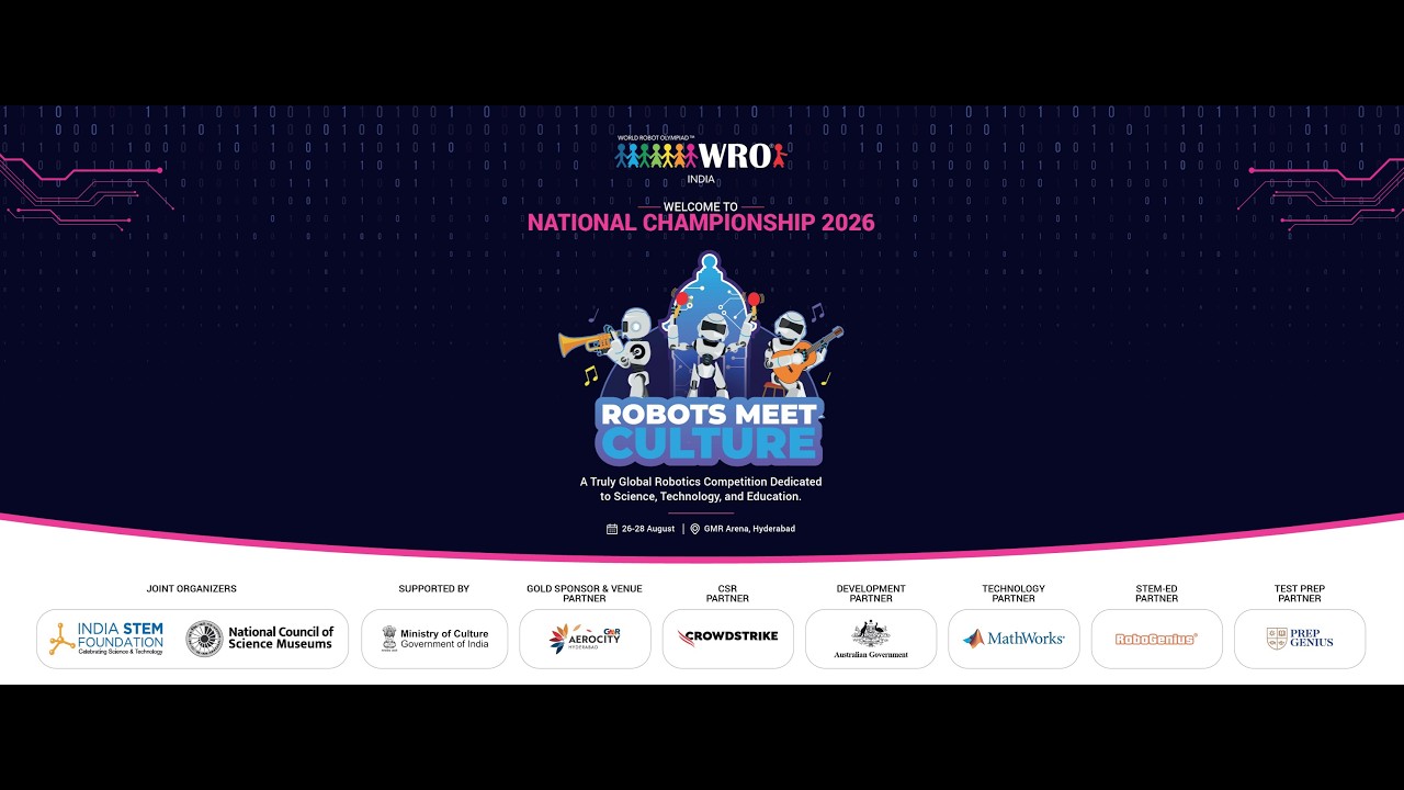 Day 2 | WRO India National Championship 2026 LIVE from GMR Arena
