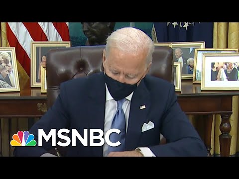 Biden Signs Executive Orders On Mask Mandate, Racial Equality And Rejoining Parris Accord | MSNBC