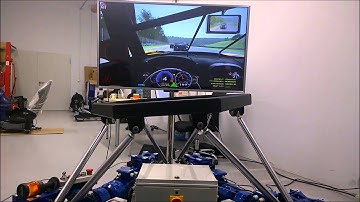 PS-6TM-350 6DoF Motion platform run with rFactor2