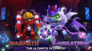 ULTIMATE ALLIANCE! Warpath + Energon Megatron | Angry Birds Transformers