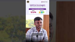 Embedded Systems Course That helped Sakthivel get placed at NXP Semiconductors
