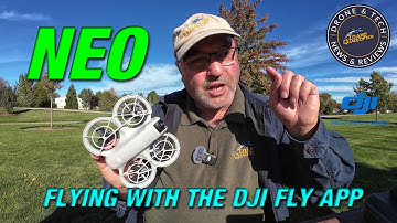 Flying the DJI Neo with just the Fly App only - No Controller!  Demonstrating all the Flight Modes!
