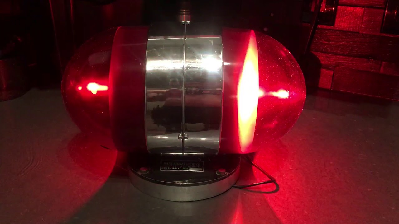 Mars DX40 Chicago Fire Truck "Football" Light SN 106 YouTube