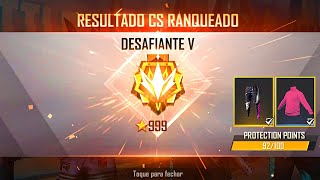 PRIMEIRO INFLUENCIADOR A PEGAR 999 ESTRELAS NA RAÇA CS RANQUEADO 🎯 🇧🇷 HIGHLIGHT GARU FREE FIRE