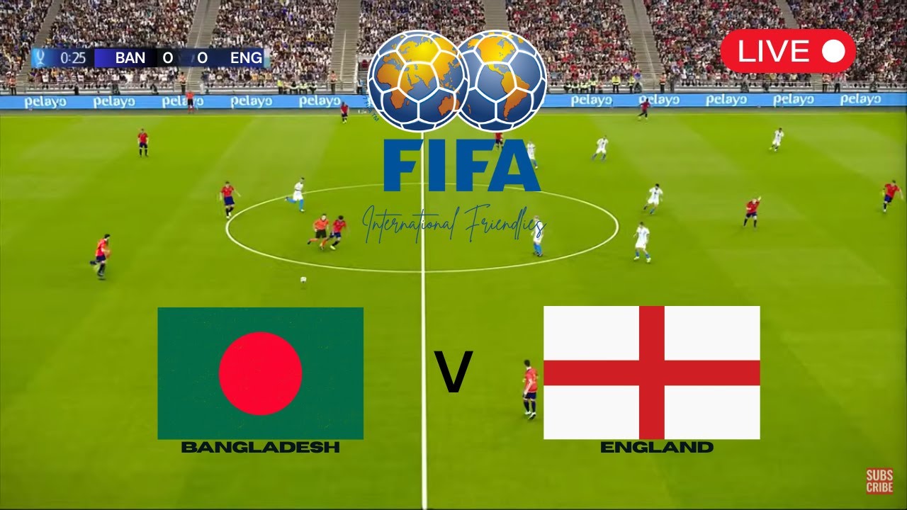 [LIVE] Bangladesh vs England International Friendly 25 Full Match eFootball PES 2021 Simulation