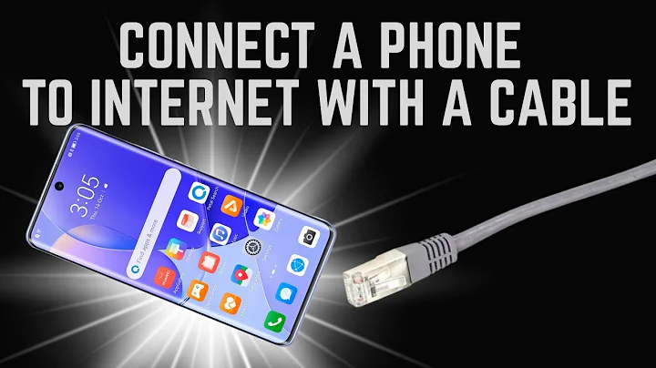 How to connect an Android phone to internet with Ethernet cable