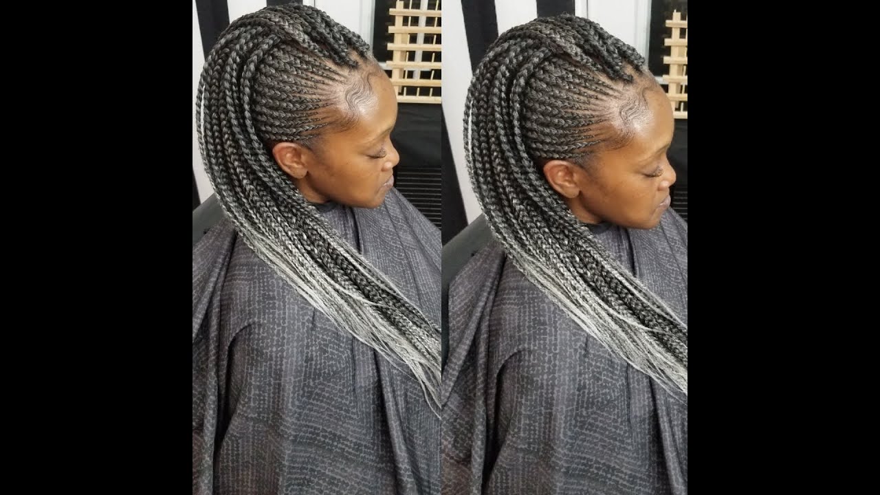 How To Do Braided Mohawk Quick Braid Braiding Hair YouTube