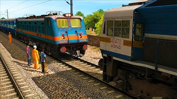 Express Train LOCO FAILED Rescue By WDP4D | Train Simulator 2019 | Indian Railways