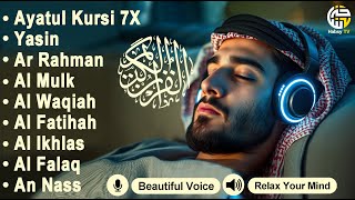 Download lagu Quran recitation in a peaceful voice I Alfatiha, ayat alkursi, yasin, alwaqiah, arrahman, Alaa aqel