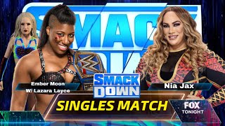 WWE 2K22 Smackdown Ember Moon W/ Lazara Layce VS Nia Jax