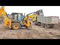 jcb truck for kids jcb cartoon gadi trucks excavator dump Truck #excavator - car buddies qni