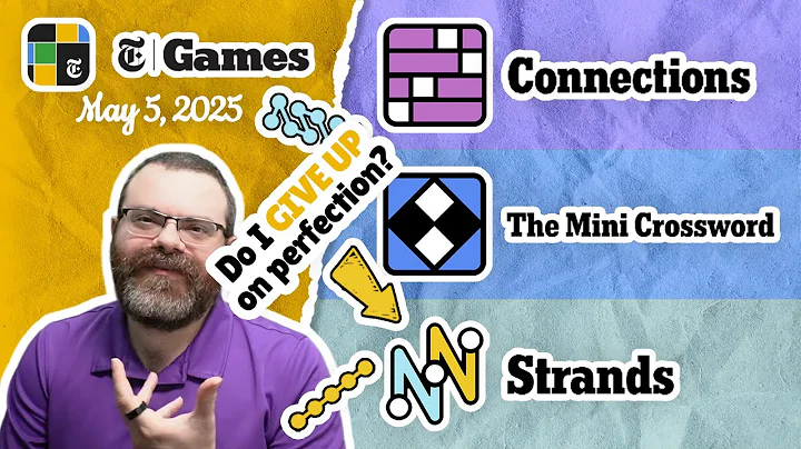 NYT Connections, Mini Crossword, and Strands | May 5, 2025