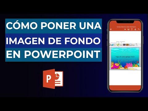 Cómo Poner una IMAGEN de FONDO a una Diapositiva en Power Point