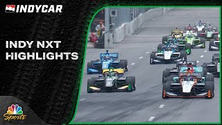 Indy NXT Series HIGHLIGHTS | Detroit Grand Prix | 6/2/24 | Motorsports on NBC screenshot 2