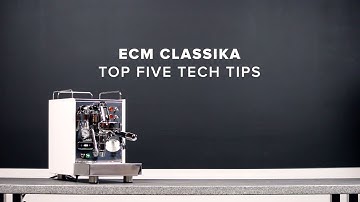 ECM Classika PID | Tech Tips