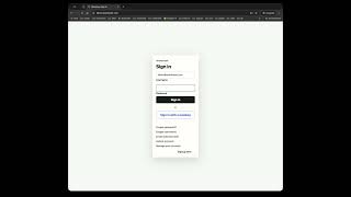 OpenIssuer Passkey MFA Demo Enforcing Touch ID After Password Login