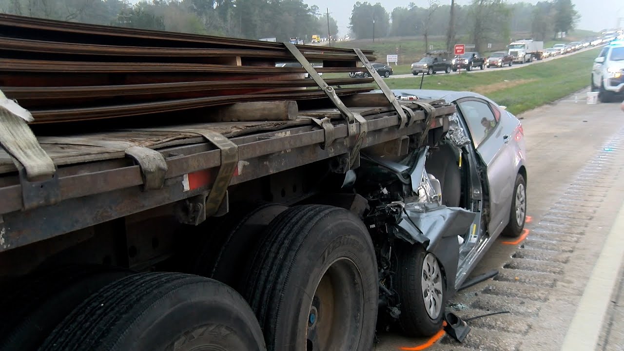 030824 WILLIS FATAL CRASH UBER DRIVER SLAMS INTO 18 WHEELER - YouTube