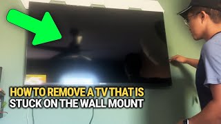 How To Remove A TV That Is Stuck On The Wall Mount: Simple Step-By-Step Guide!