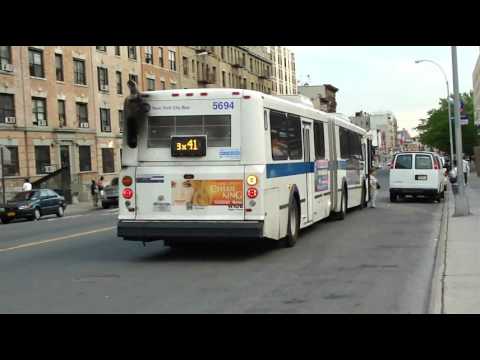 New Flyer D60HF Artic #5694 Bx41 @ Webster Avenue ...