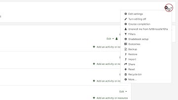 Combining Courses in Moodle
