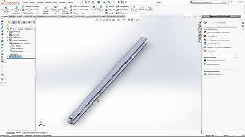 Solidworks Tutorial Beginners How to create an IPE Beam