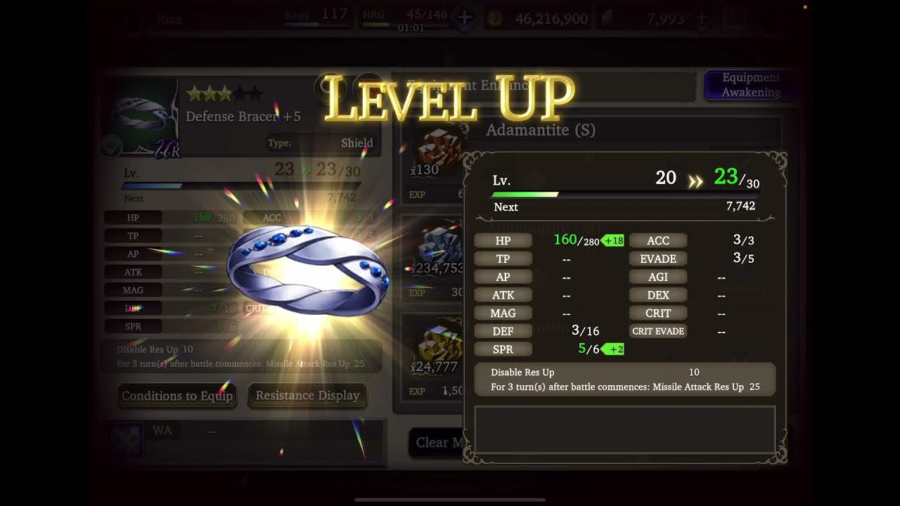 Wotv Hp hammer trick explanation with Defense bracer +5 [Tagalog