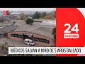 Médicos salvan a niño de 5 años baleado en la cabeza | 24 Horas TVN Chile